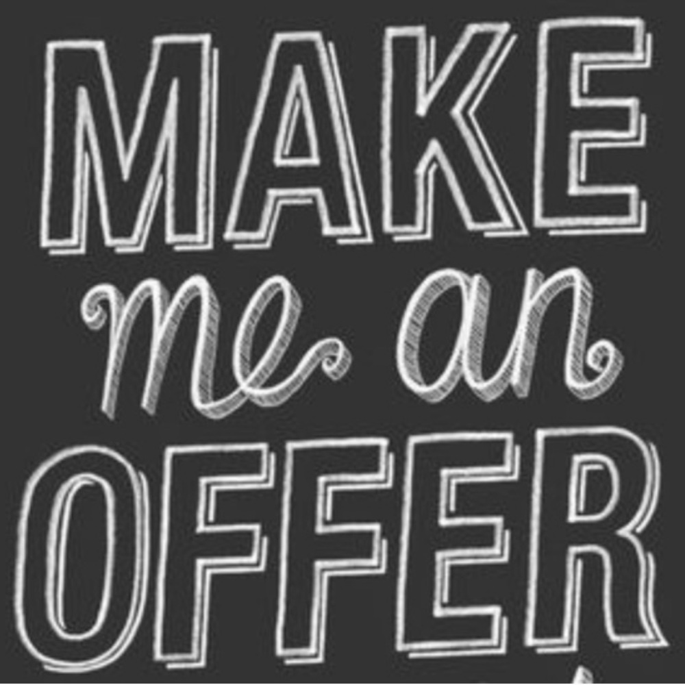 Accepting Reasonable Offers!